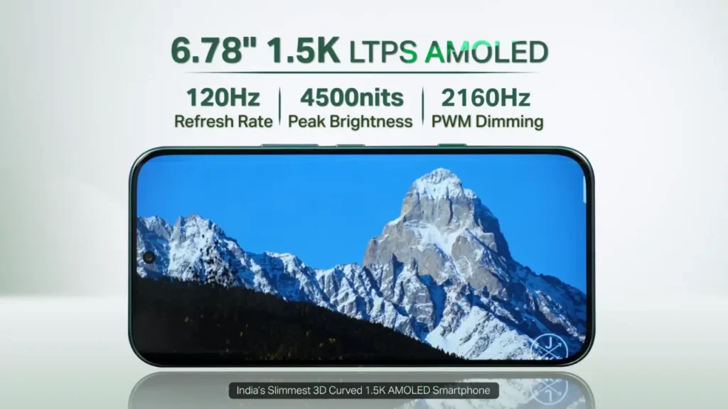 Infinix NOTE Edge 5G Display