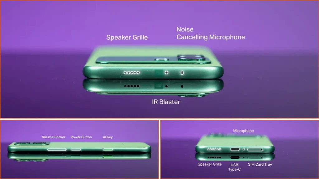 Infinix NOTE Edge 5G Ports & Buttons