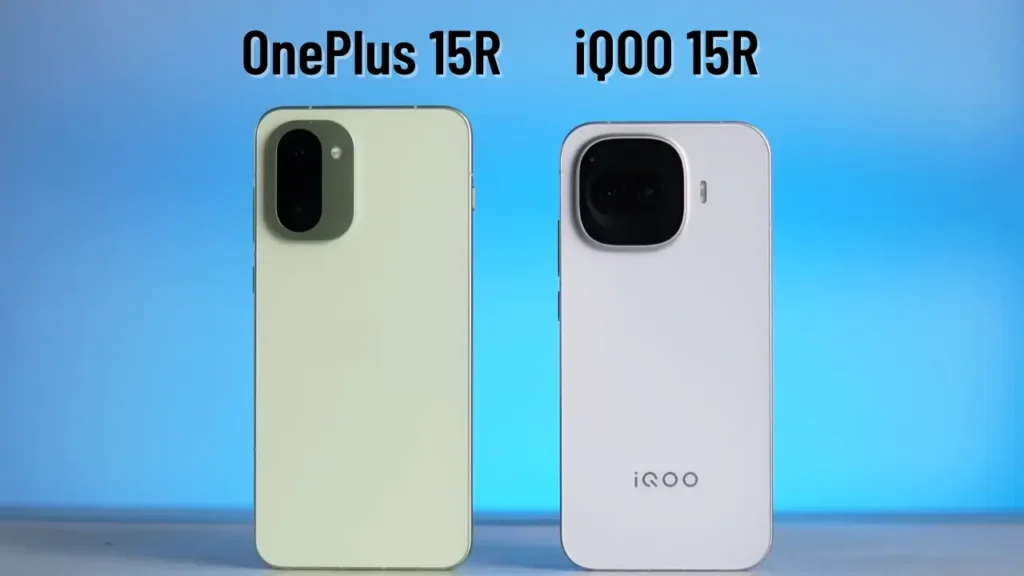 OnePlus 15R vs iQOO 15R Design