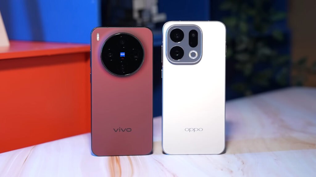 Oppo Find X9 vs vivo X300 Design