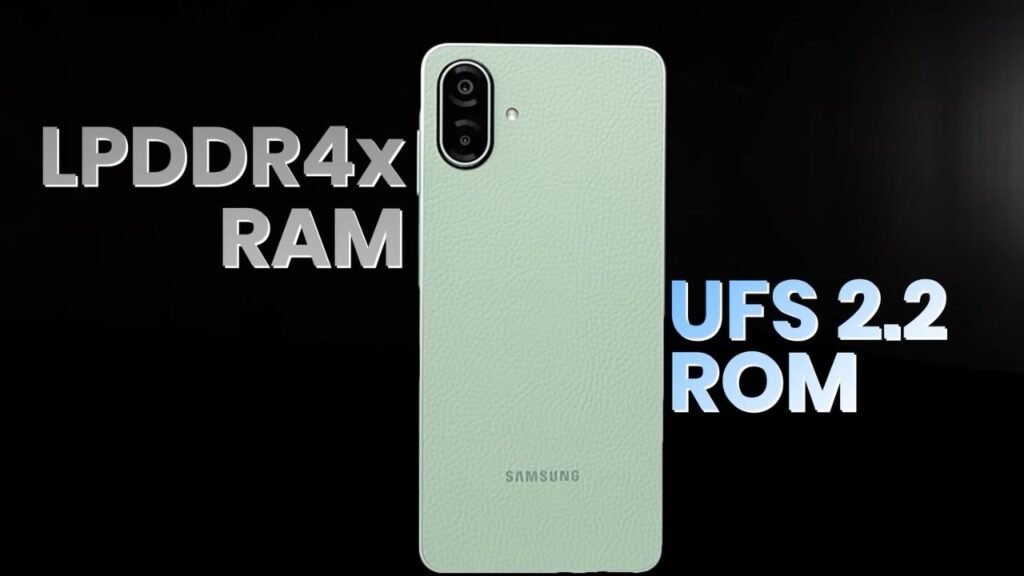 Samsung F70e 5G RAM and Storage