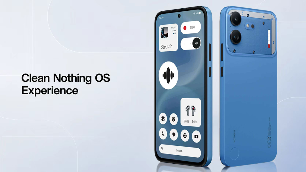 Nothing Phone (4b) with Nothing OS