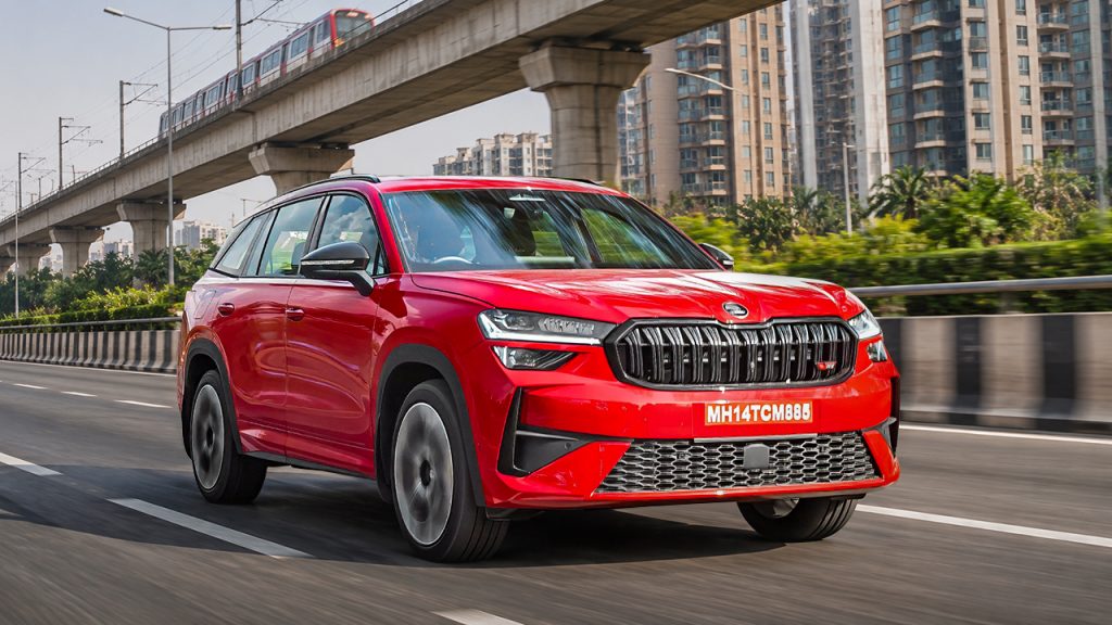 Skoda Kodiaq RS driving