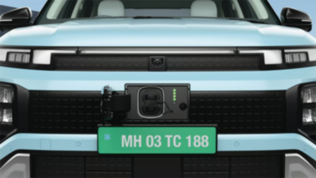 Hyundai Creta Electric charging port