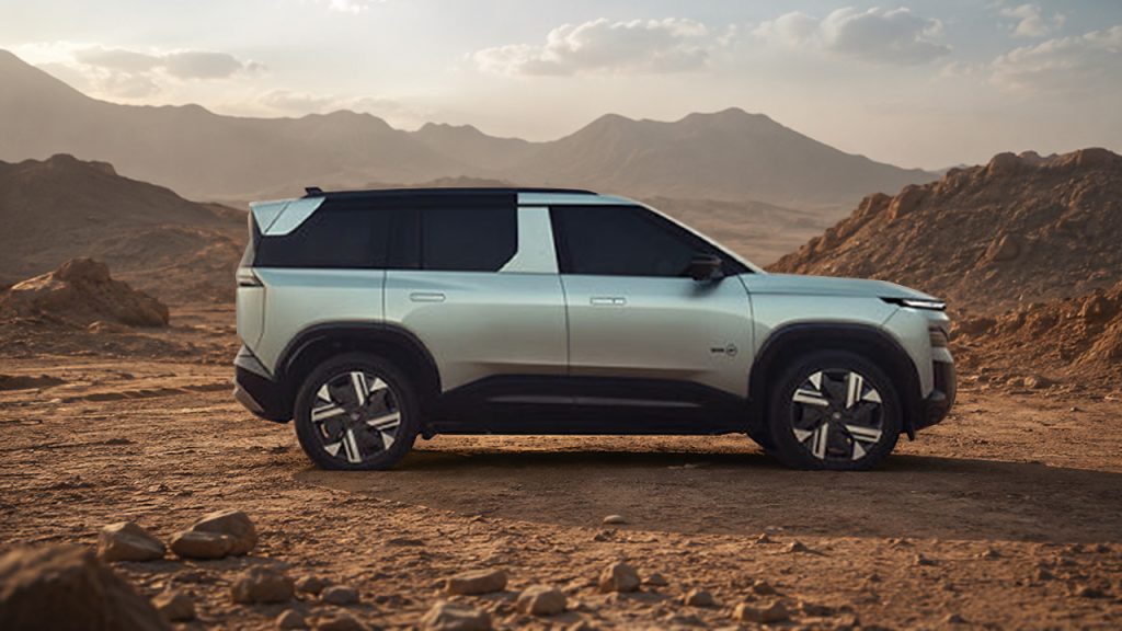 Tata Sierra EV side view