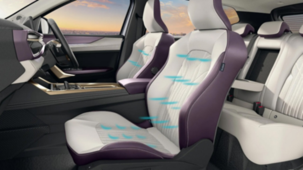 Nissan Tekton ventilated seats